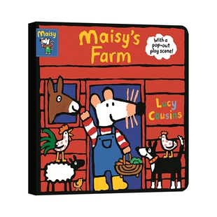 华研原版 英文原版 Maisy's Farm, With a pop-out play scene 小鼠波波 梅西的农场 英文版 进口英语原版书籍