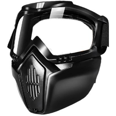 防尘面罩全脸一体式防护重度粉尘口罩工业防粉尘防尘肺护目镜防雾