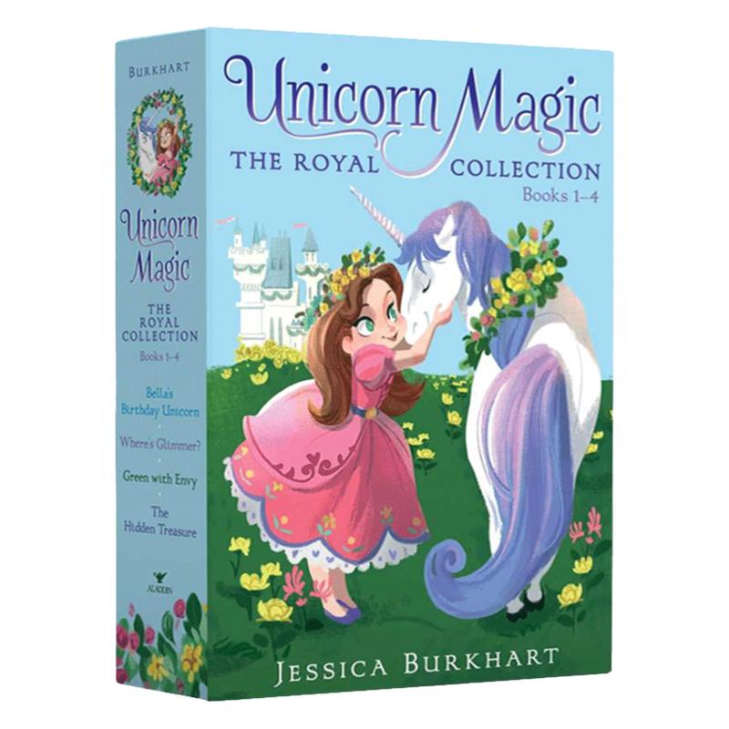 公主与魔法独角兽1-4册盒装 Unicorn Magic The Royal 儿童英语章节书 公主系列童话故事书 原版书