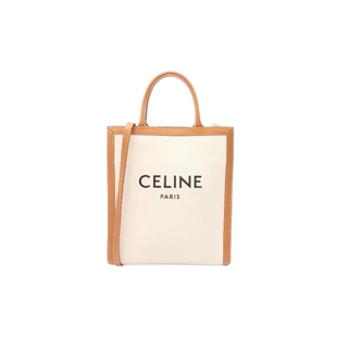日本中古二奢Celine赛琳思琳9新VerticalCabas琴谱包帆布斜挎女包