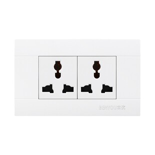 118型暗装家用开关插座六孔十二孔墙壁一开三孔九孔多功能插老式