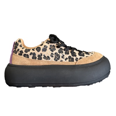 豹纹厚底休闲板鞋巨舒服