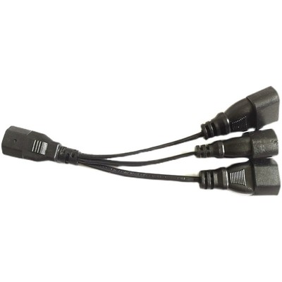 电动车品字头一分三转接线转换器