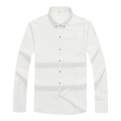 350斤翻领长袖上班衬衫男简约9XL
