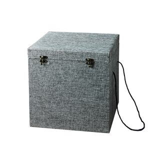 正方形大锦盒礼盒包装盒古玩玉器花瓶石头布艺礼盒锦盒厂定做锦盒