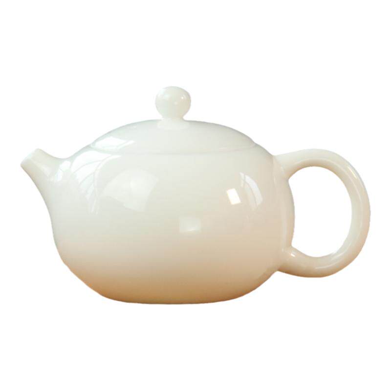 德化羊脂玉白瓷功夫茶具套装