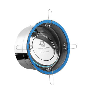 潜水艇厨房油烟机烟道阀门止回阀304不锈钢防火止逆阀单向排烟管