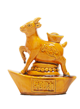 陶瓷羊摆件风水补角家居装饰品