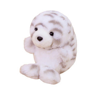 正版Aurora窝窝海豹桌伴娃娃玩偶毛绒玩具花斑猪公仔儿童生日礼物