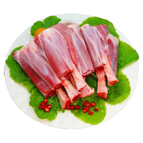 宁夏盐池滩羊小腿新鲜现杀法式羊前腱羊腿羊肉烧烤羊腱子火锅食材