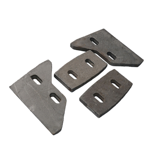 js500/750搅拌机配件衬板刮刀搅拌叶片 平口混凝土搅拌机配件大全