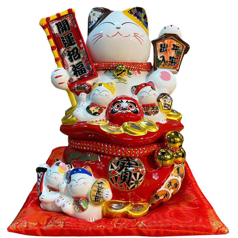 出入平安招财猫开运招福乔迁礼品