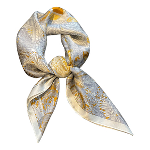 汉岚芝高级感高端轻奢100%真丝丝巾方巾女桑蚕丝女士妈妈新年礼物