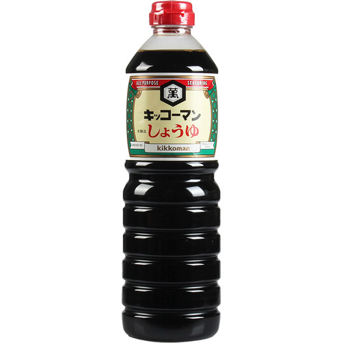 日本原装进口 万字酱浓口酱油 龟甲万 酿造酱油寿喜锅烹调酱油1L
