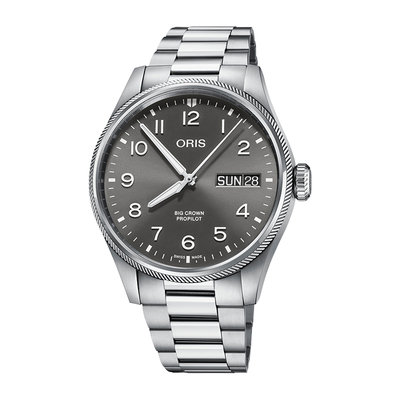 oris豪利时诺曼底飞行员表41钢灰