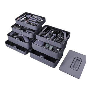 吉米家居工具套装家用工具箱多功能电钻五金维修大全家庭全套组合