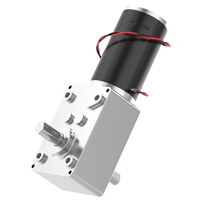 5840-31ZY双短轴蜗轮蜗杆微型马达大扭力直角调速正反转减速电机