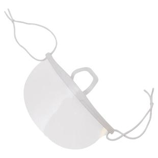 厨房厨师口罩餐饮专用透气防雾一次性食堂食品透明塑料防飞沫微笑