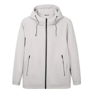 才子男装连帽羽绒服男2025冬季新款无缝直充休闲鸭绒保暖短款外套