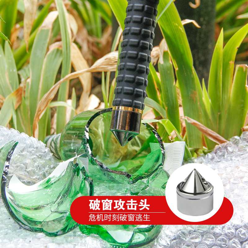 实心加长甩棍合法车载自卫用品棒子伸缩狗防打防身武器狼收缩三节