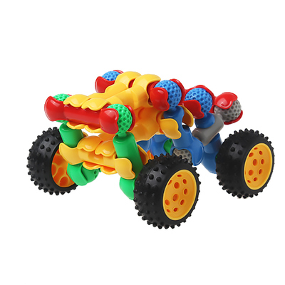 儿童骨架关节积木汽车拼装益智