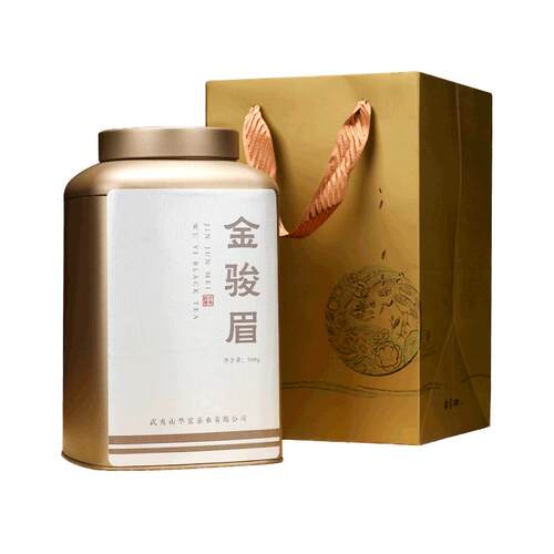 2026新茶特级金骏眉红茶茶叶500g正宗武夷山浓香型黄芽罐装礼盒装