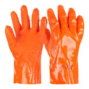 东亚807止滑手套浸塑加厚耐酸碱工业防水耐油防滑杀鱼男防护劳保