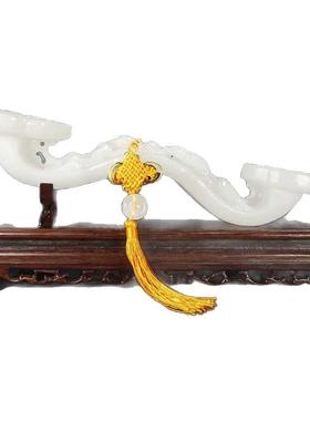 享玉福天然玉石招财玉如意摆件