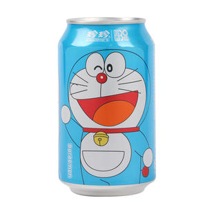 珍珍哆啦A梦荔枝饮料东北怀旧碳酸饮料低热量汽水气泡水330ml