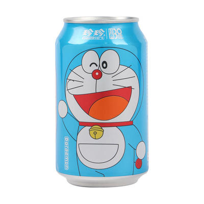 珍珍哆啦A梦荔枝饮料东北怀旧碳酸饮料低热量汽水气泡水330ml