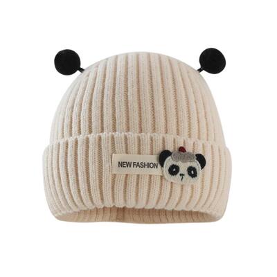 冬季可爱加厚宝宝保暖防风毛线帽