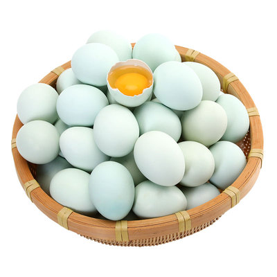 豫宛农夫乌鸡蛋新鲜谷物鸡蛋绿壳蛋农家散养优质膳食营养青皮蛋