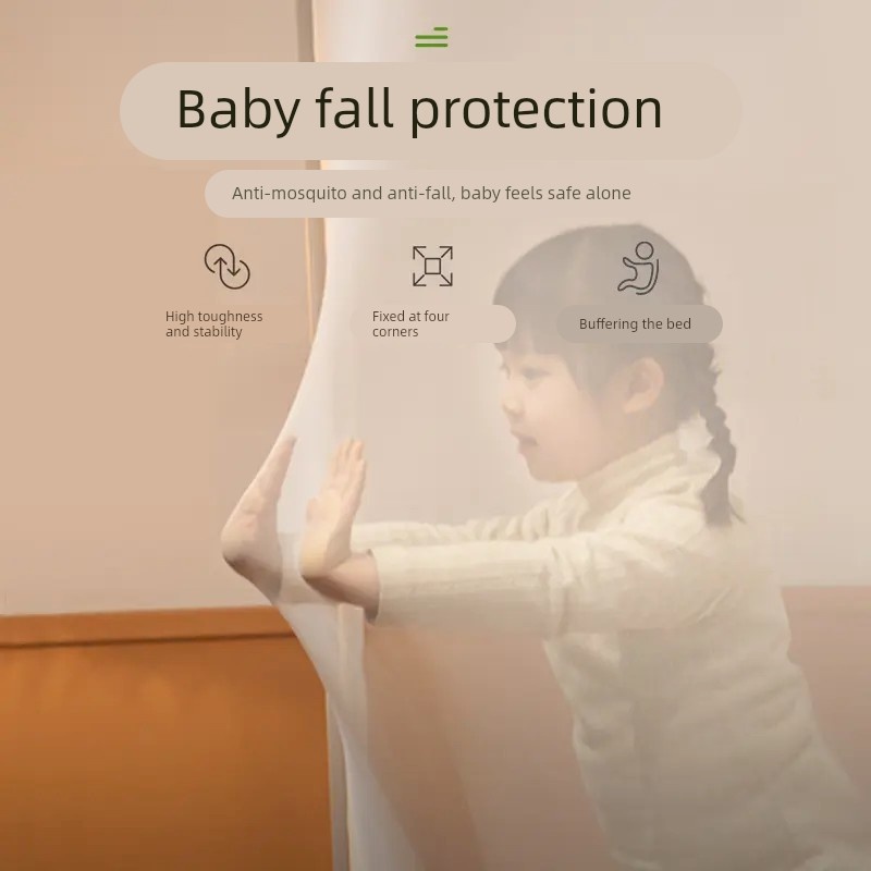 免安装蒙古包蚊帐2024新款家用卧室1米5防摔儿童可挂吊扇折叠蚊罩