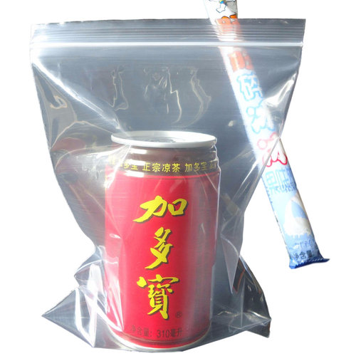 15*22*双层12丝 食品自封袋 密封实包装塑料口子 批发服装袋 透明