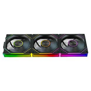 丛林豹星际SE 积木风扇三联12cm白色机箱风扇ARGB台式电脑拼接PWM