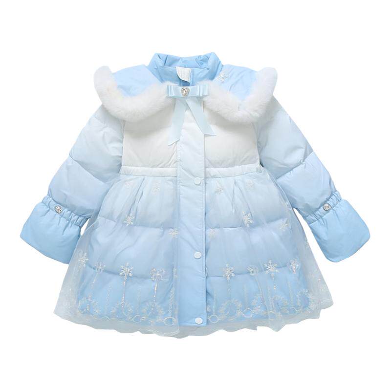女童羽绒服冬季2025新款儿童装洛丽塔宝宝休闲百搭加厚保暖外套