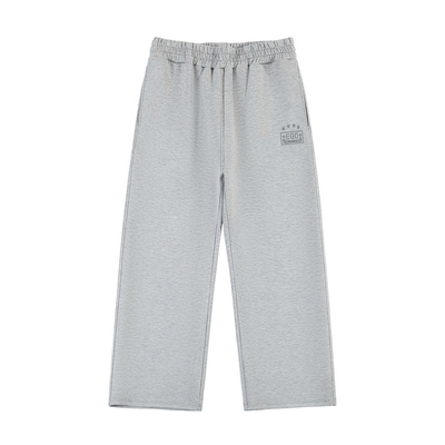 Eu太空层男女宽松直筒运动卫裤