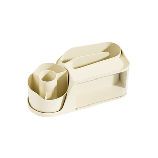 旋转笔筒桌面文具收纳盒多功能盲盒手办展示架办公室书桌笔桶架子