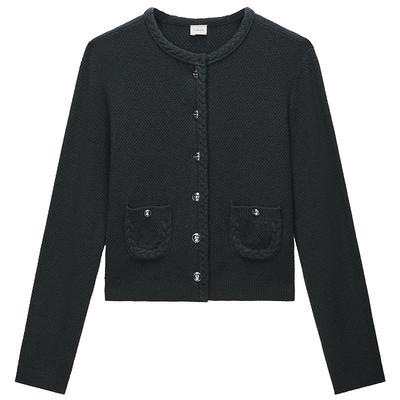 OCHIRLY欧时力进口羊毛针织外套