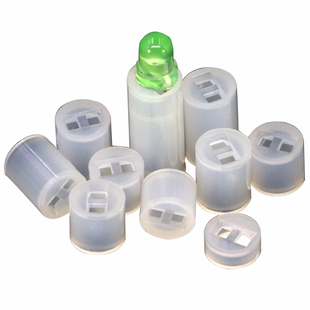 LED间隔柱LED隔离柱垫高柱二极管灯柱灯座 4/5mmLED灯支柱 1000只