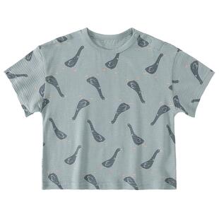 儿童短袖T恤夏季薄款男童女童夏款婴幼儿莫代尔凉感上衣宝宝夏装