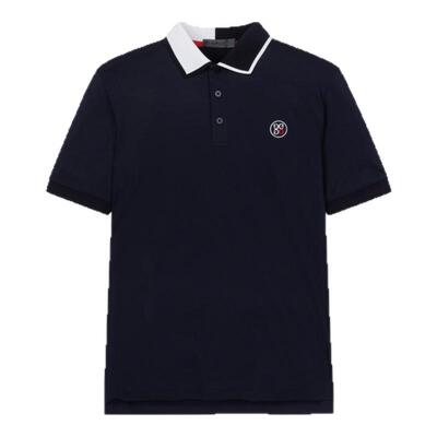 G/FORE撞色领短袖POLO衫