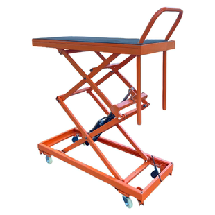 电动液压升降马凳脚踏式可移动装修专用砌墙抹灰贴瓷砖平板手推车