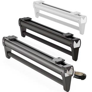 衣柜挂衣杆内置挂衣架顶装抽拉式伸缩晾衣架滑轨衣橱竖向纵向横杆