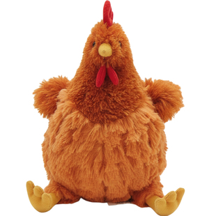 塞尔西毛绒玩偶公仔大容量母鸡笔袋高颜值仿真文具盒搞怪铅笔盒