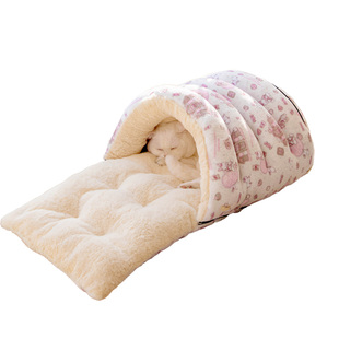 可拆卸猫笼专用猫窝半封闭冬加厚平台窝可固定猫咪垫子不粘毛睡垫