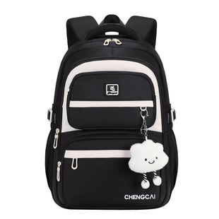 书包女初中生超大容量高颜值结实双肩背包高中学生减负五六年级男