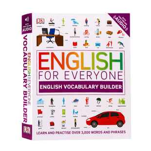 词汇指南 DK人人学英语 英文原版自学教材English for Everyone English Vocabulary Builder词汇书图解词典 雅思托福用书