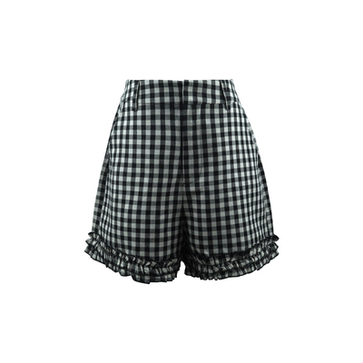 aaaaxbbb三色全棉花边短裤休闲