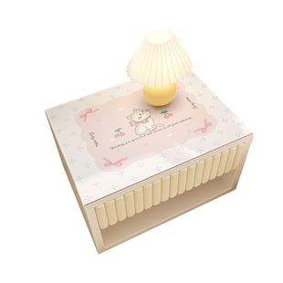 公主风卧室床头柜垫盖布防水防油免洗台面保护垫轻奢高级感防尘罩